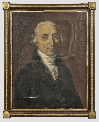 Gemälde: Brustporträt von Paul Reinhart (1748–1824) aus Weinfelden, führender Thurgauer Politiker der Helvetik und Nationalrat